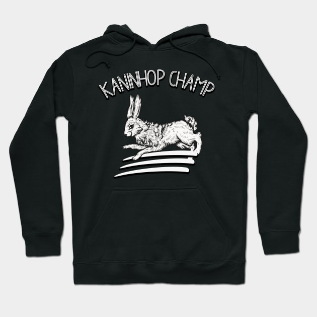 Kaninhop Rabbit Hop Hoodie by Foxxy Merch